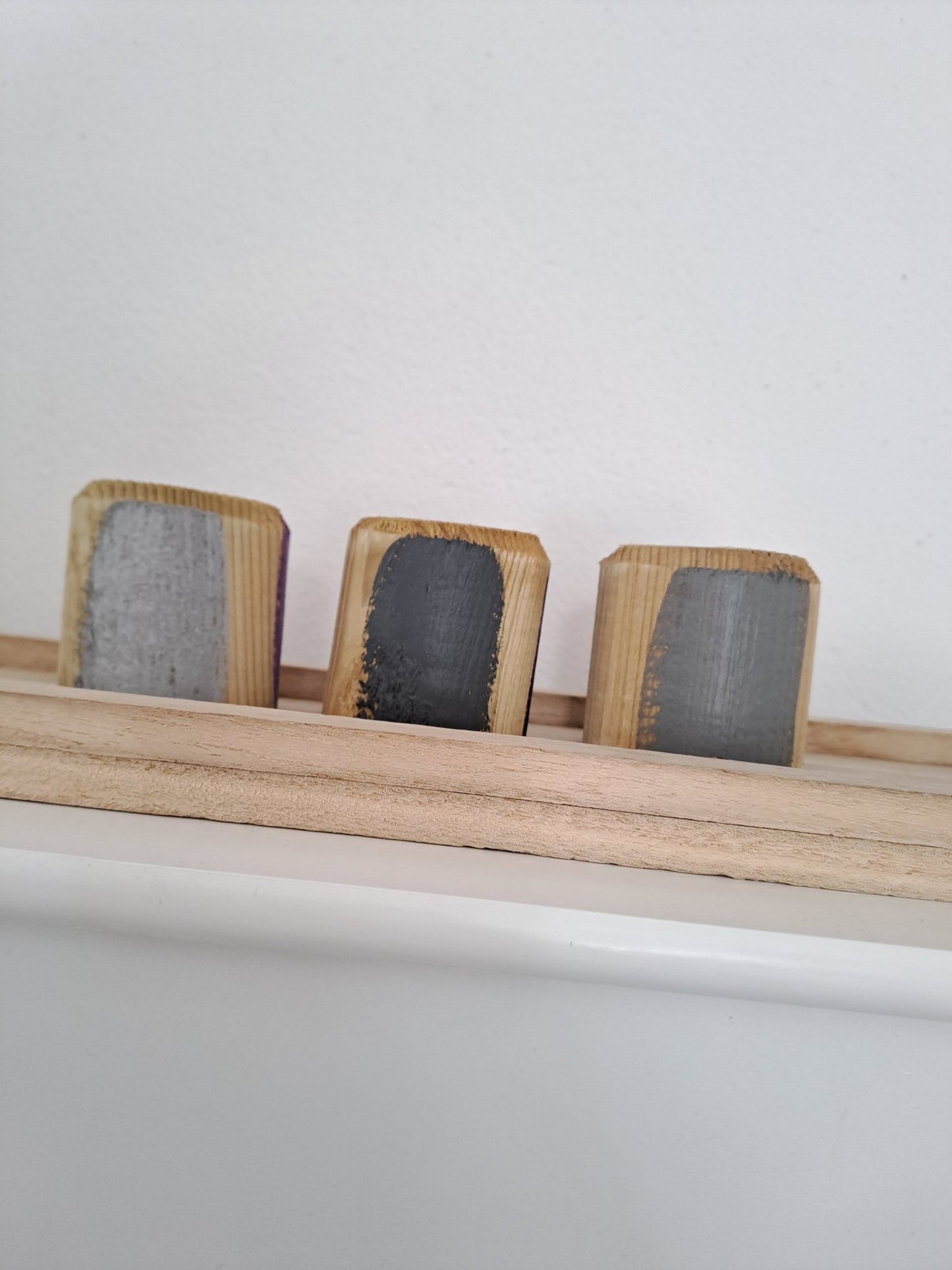 Dekostifte Set aus Holz personalisiert mit Namen - Katinkas Kreativwerkstatt
