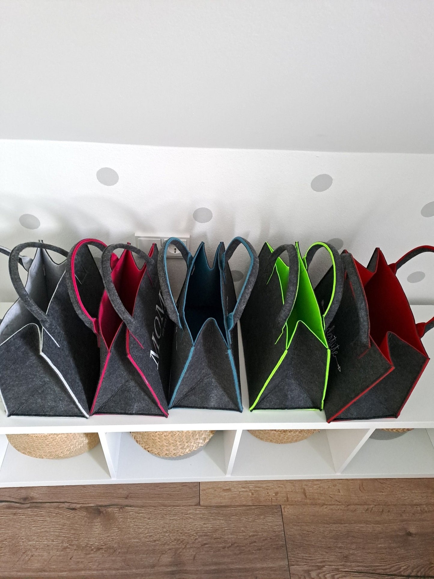 Einkaufstasche Wundertüte I Lieblingstasche I Wunschname - Filztasche - Katinkas Kreativwerkstatt