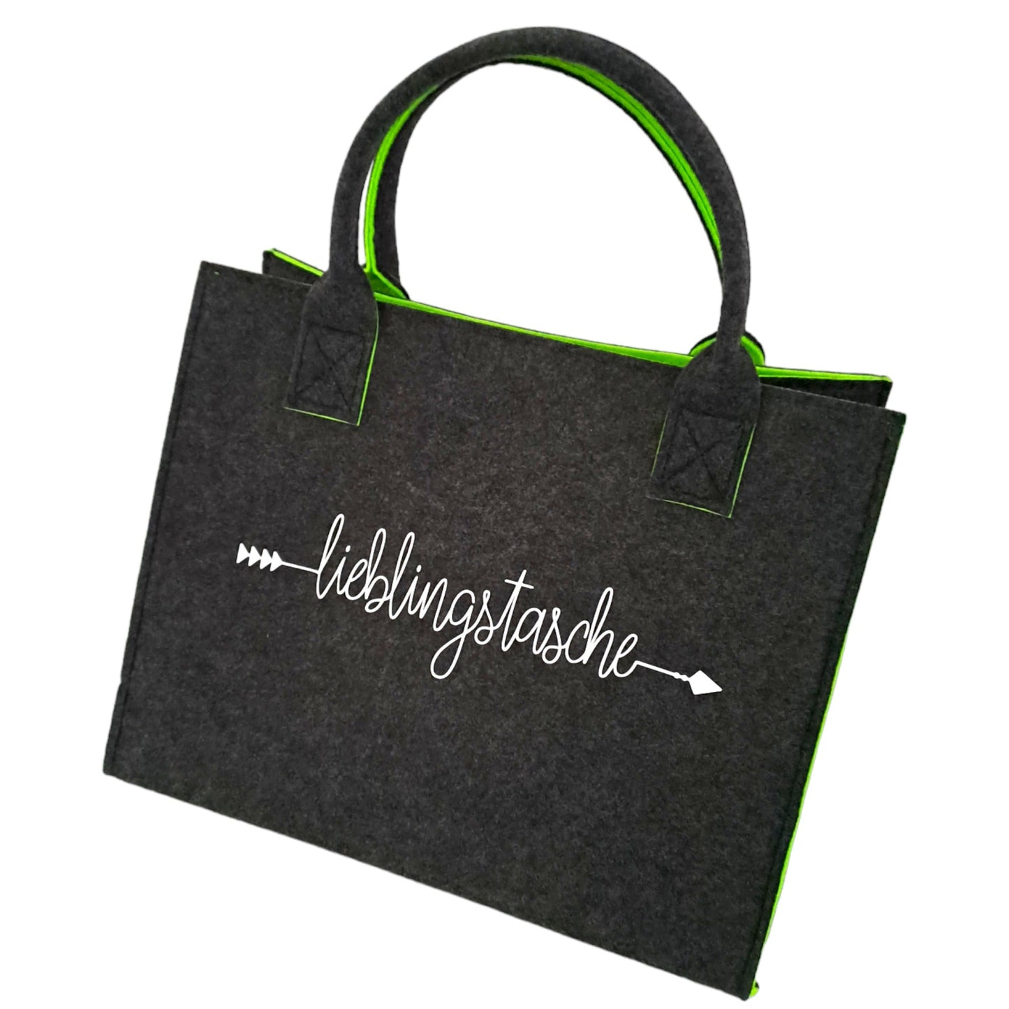 Einkaufstasche Wundertüte I Lieblingstasche I Wunschname - Filztasche - Katinkas Kreativwerkstatt