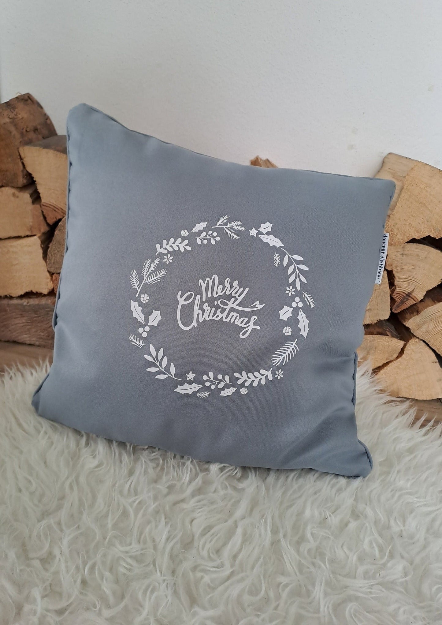 Kissen mit Weihnachtsmotiv - Katinkas Kreativwerkstatt