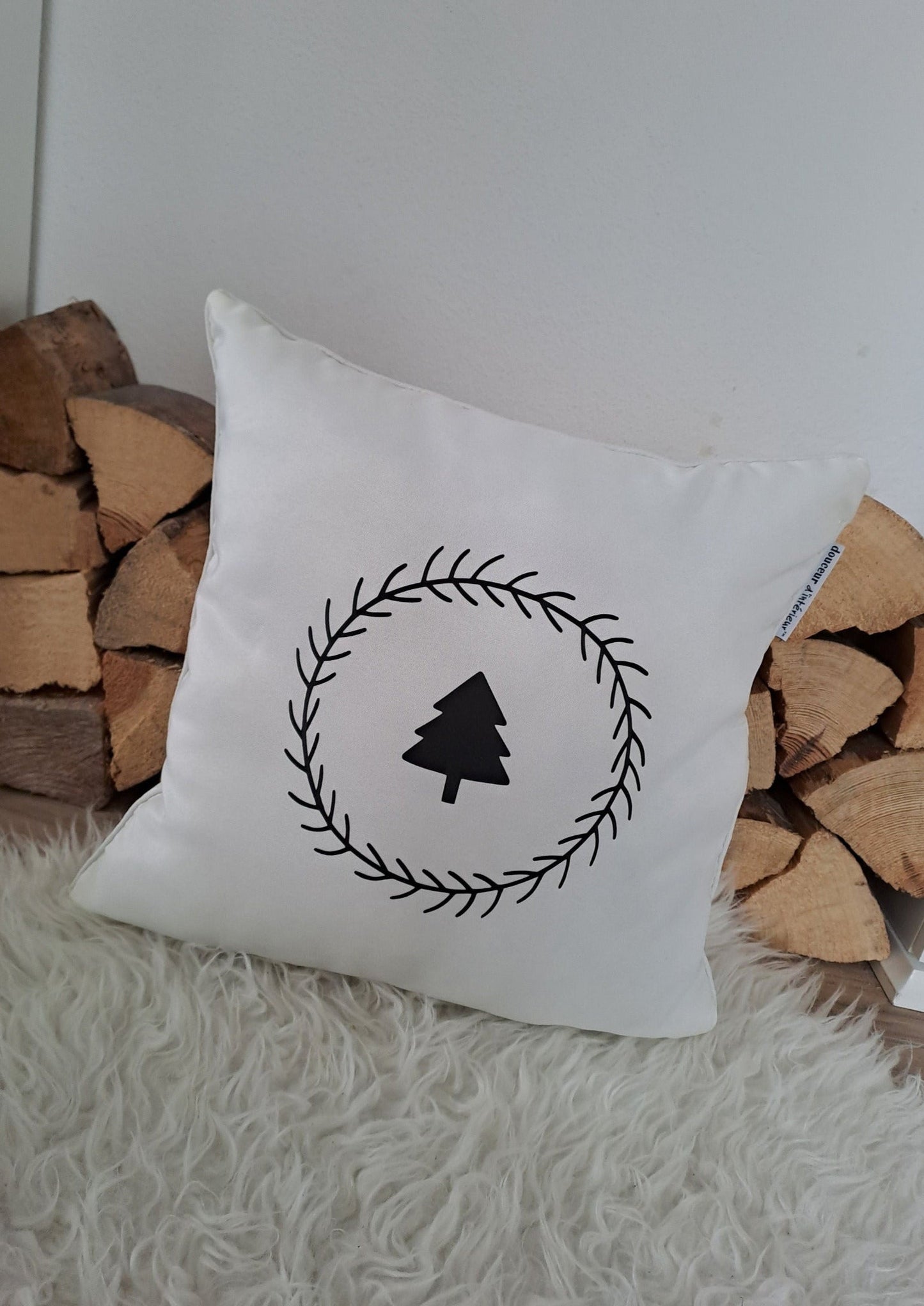 Kissen mit Weihnachtsmotiv - Katinkas Kreativwerkstatt