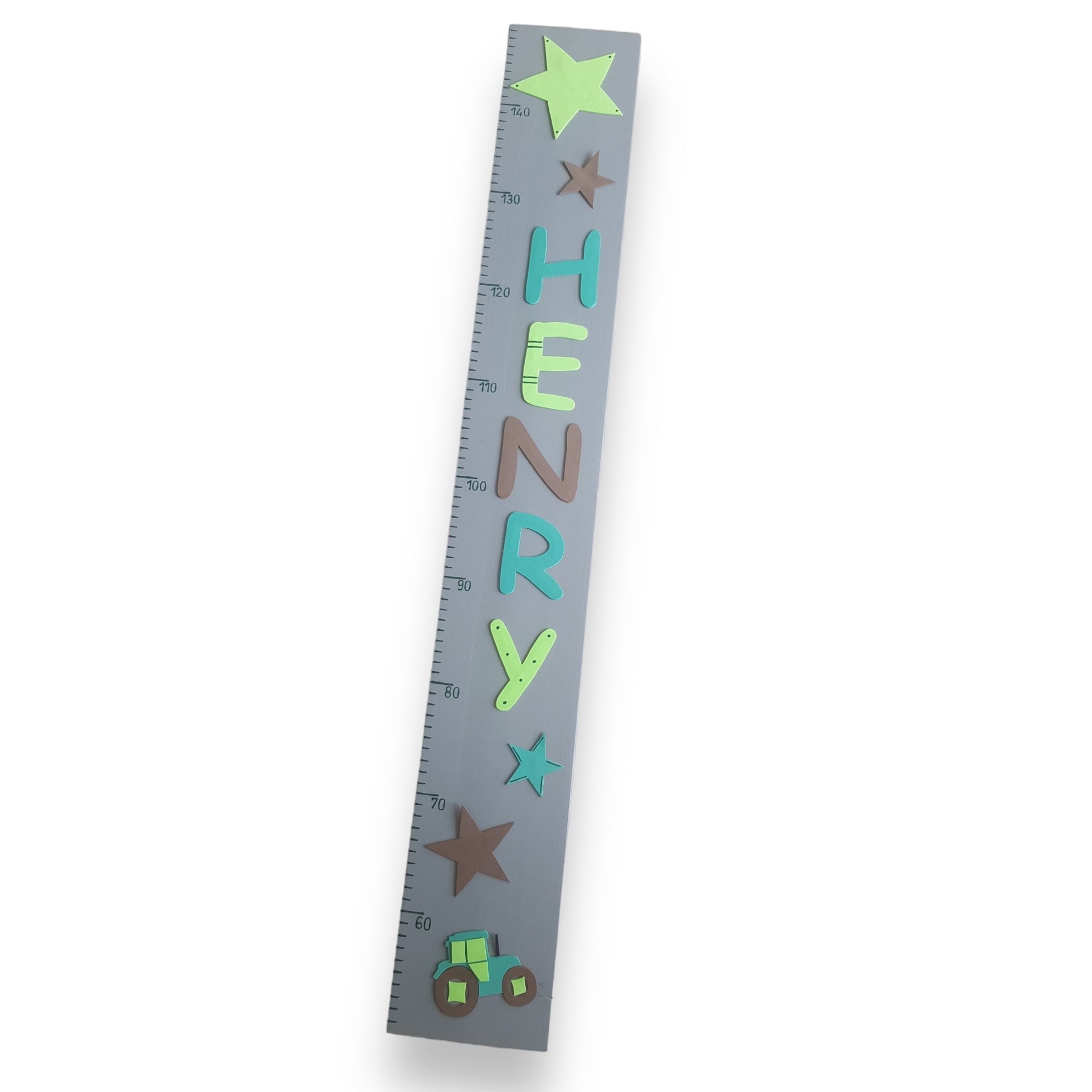 Messlatte für Kinder personalisiert mit Wunschnamen - Motiv "Henry"